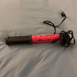 Revlon Tourmaline Ceramic 3/4" Deep Hair Waver Iron, Pink